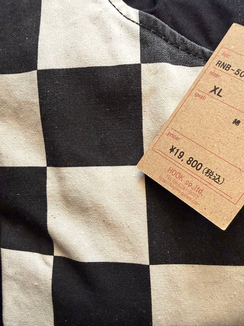 児島ジーンズ ブロックチェック ダブルジップ フーディー