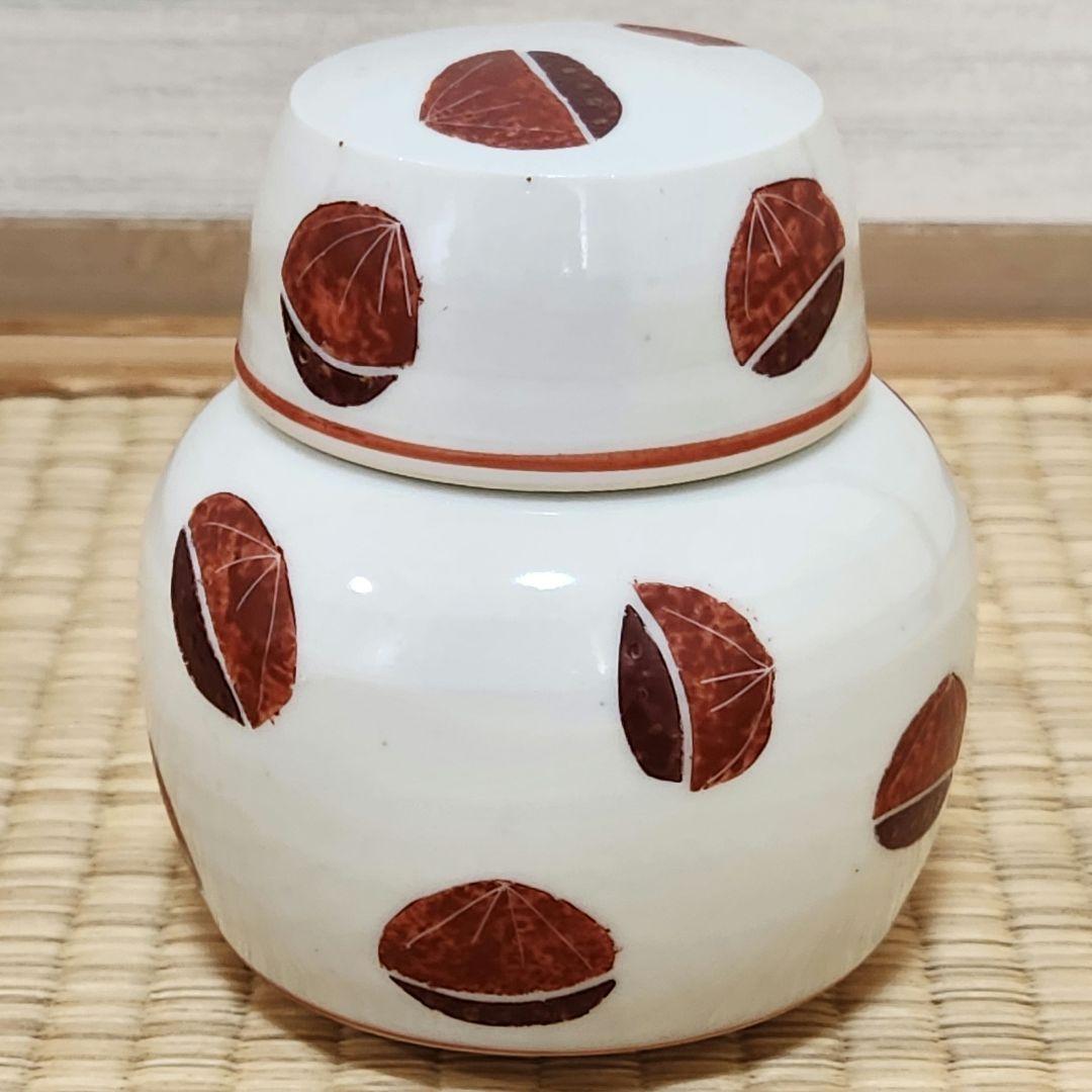 前田正博　栗　蓋付き小物入れ　茶入れ　蓋物