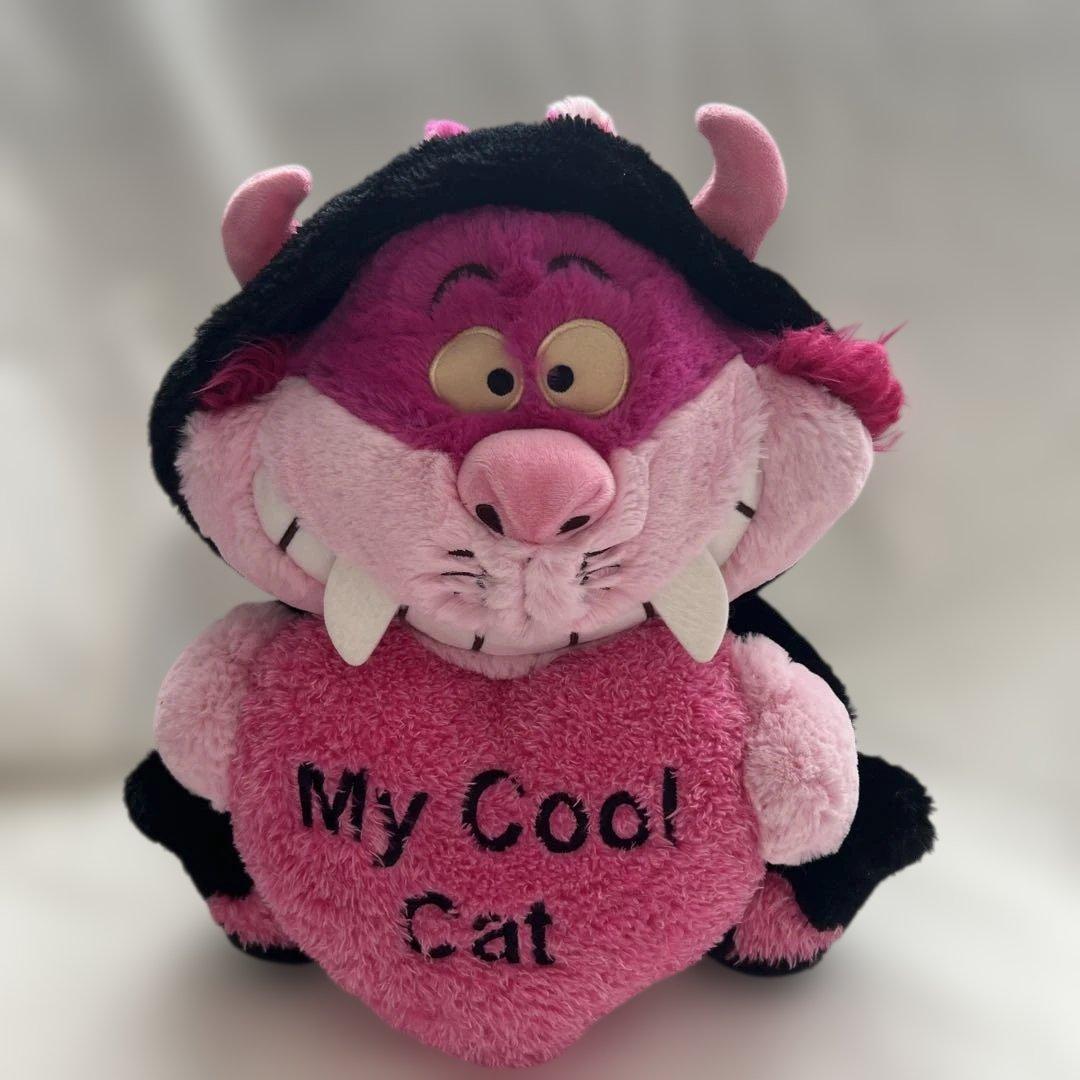 不思議の国のアリス　チェシャ猫　デビル　ぬいぐるみ　ディズニーストア　悪魔