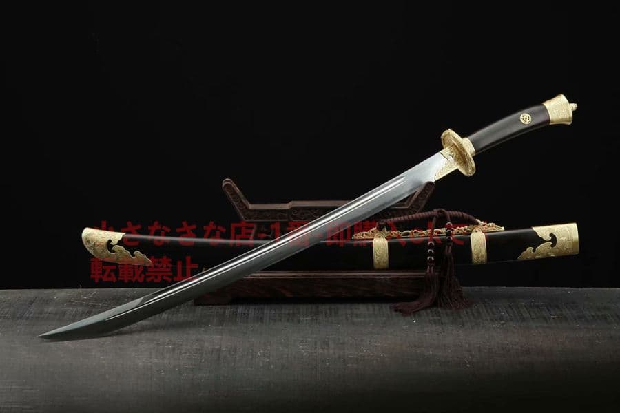 手動点花包銅清刀 武具　刀装具　日本刀　模造刀   居合刀 清腰刀