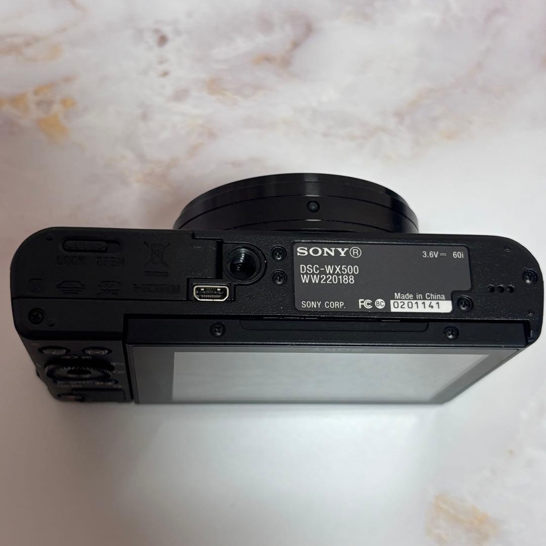 SONY Cyber-shot DSC-WX500 コンパクトデジタルカメラ　黒