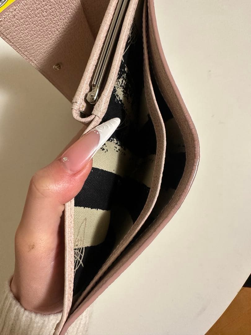 Vivienne Westwood 三つ折財布 薄ピンク
