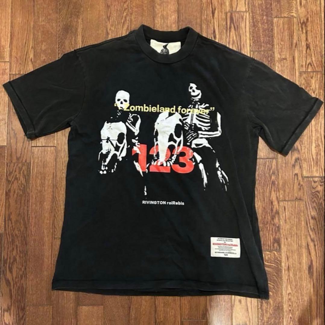 RRR 123 Tシャツ　黒　ブラック　コムドット　やまと着用