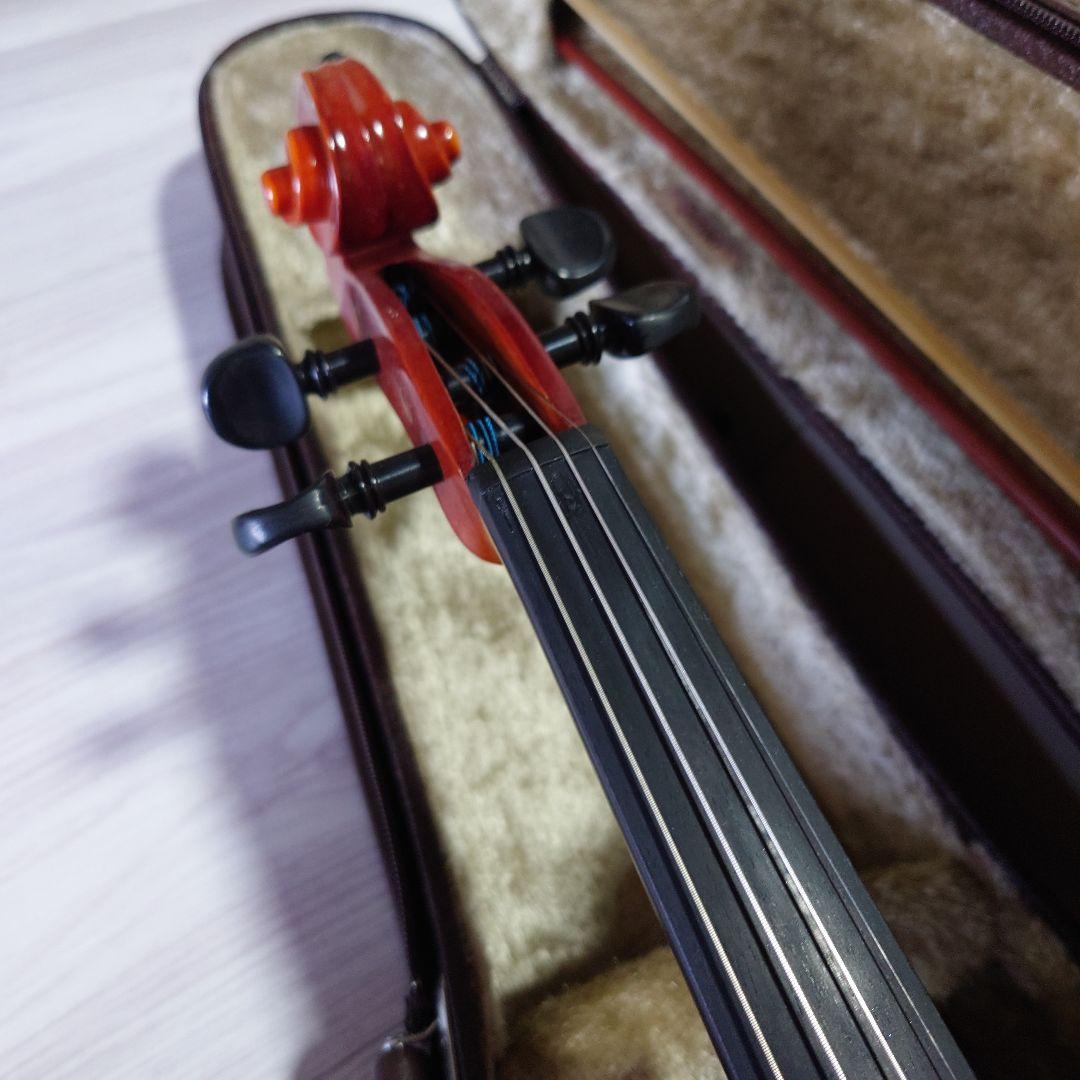 高級 バイオリン 鈴木 No.200 4/4 証明ラベル有、弓ケース付 定価6万