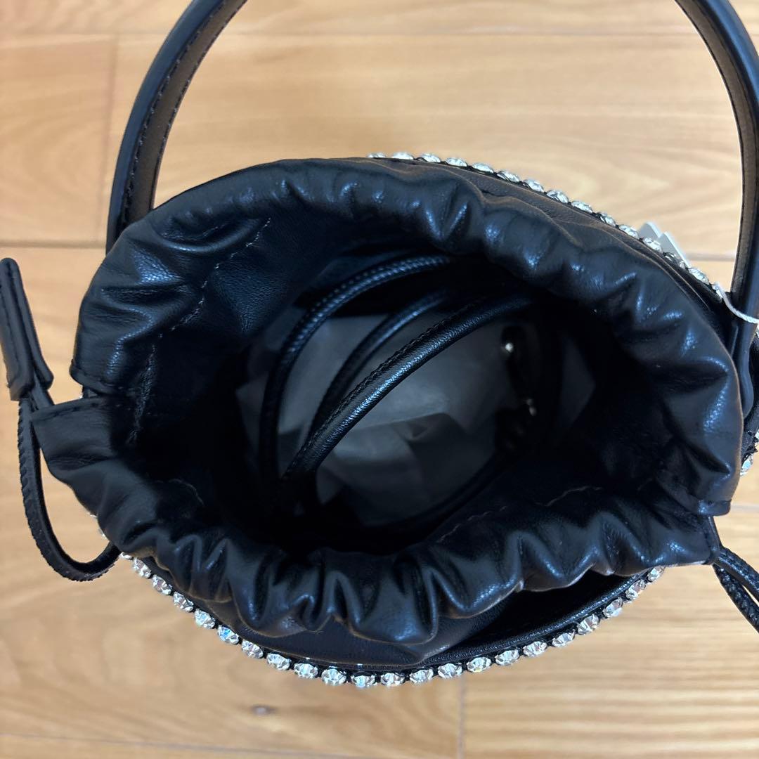 新品・未使用　ユナイテッドアローズ　ストーン装飾 バケットバッグ