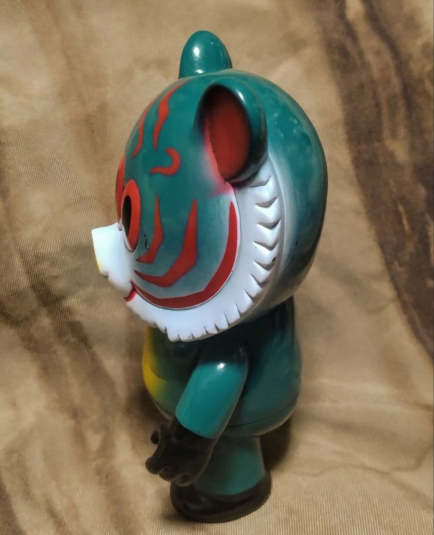 ブタイガー one upソフビ アートジャンキー　グリーンver.紙タグ付