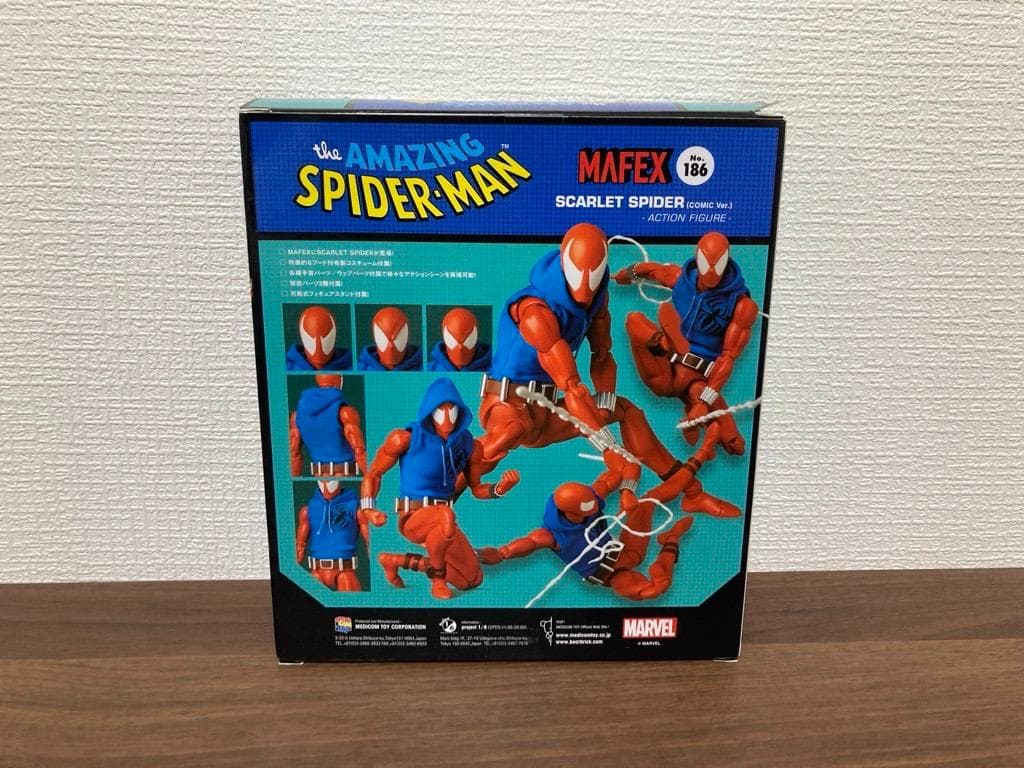 【新品・未開封】MAFEX スカーレットスパイダー No.186 フィギュア