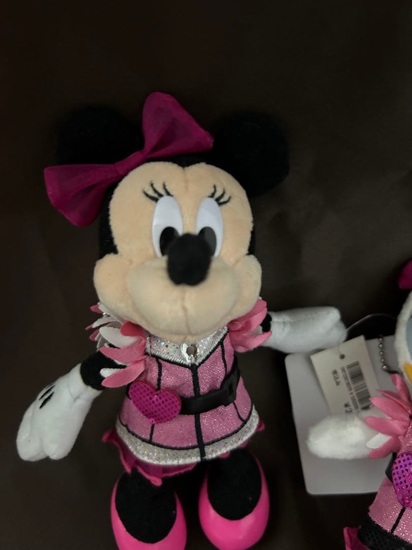 ミニー デイジー ディズニー ぬいぐるみバッジ クラブマウスビート