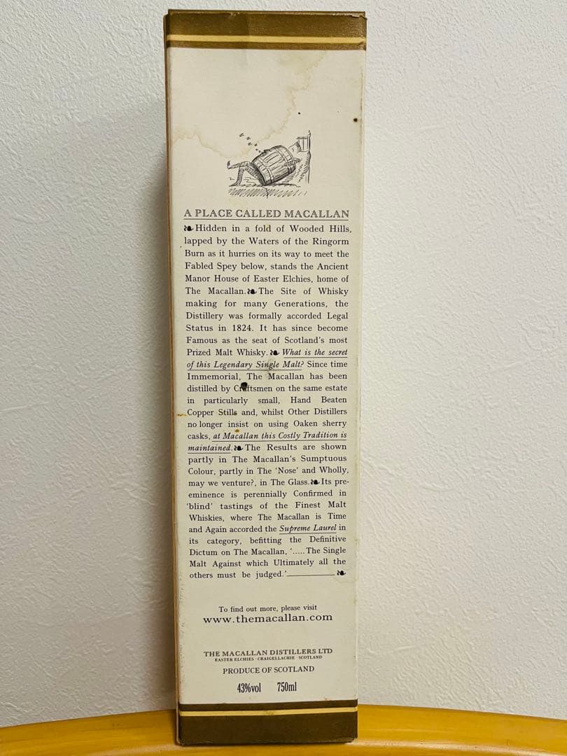 THE MACALLAN ザ マッカラン 12年 750mlオールドボトル箱付き