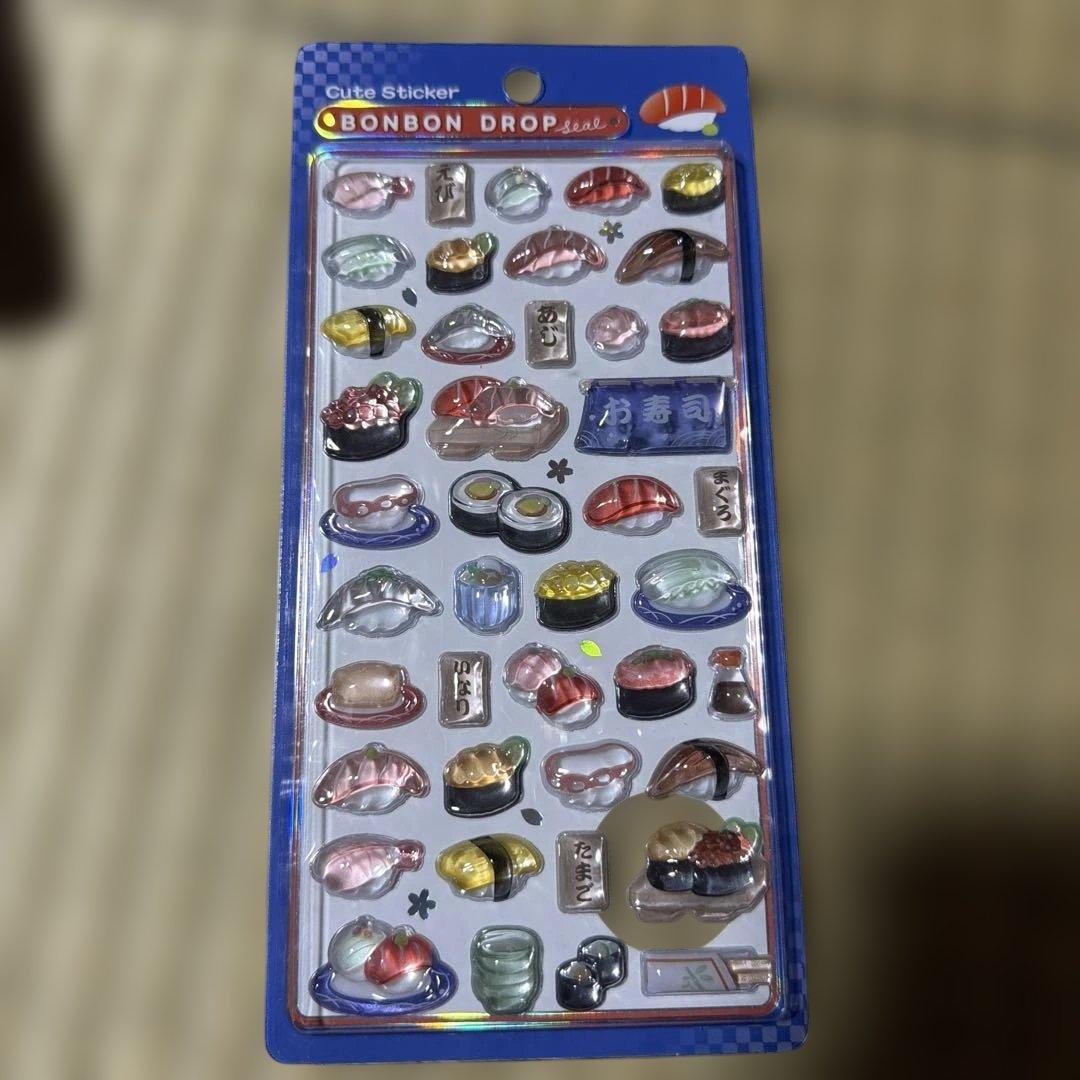 ボンボンドロップシール 和柄 9点セット