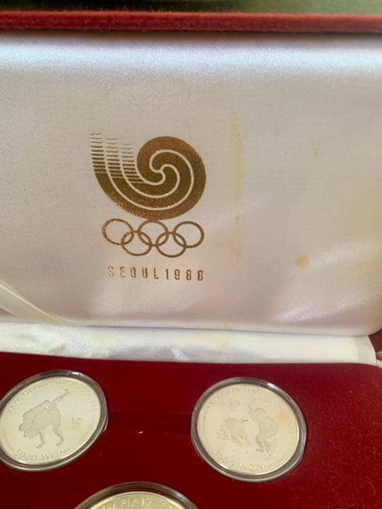 1988年 ソウルオリンピック 記念硬貨 メダル 5枚セット