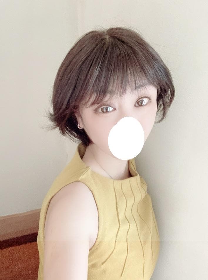 ねずみちゃん　ヴィーナス　人毛MIX　レイヤーショートボブ　モカブラウン