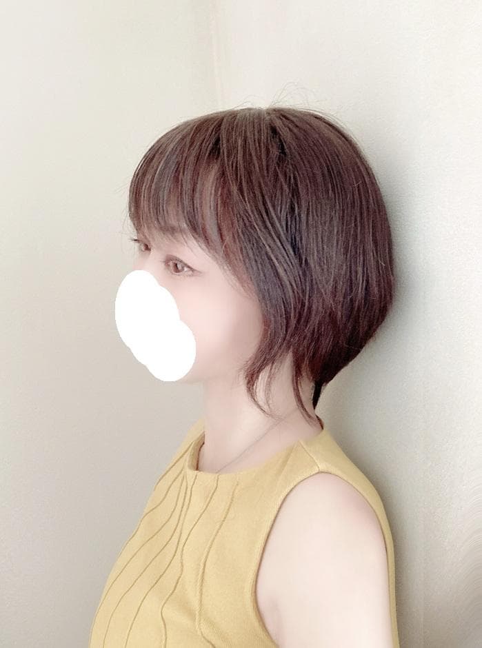ねずみちゃん　ヴィーナス　人毛MIX　レイヤーショートボブ　モカブラウン