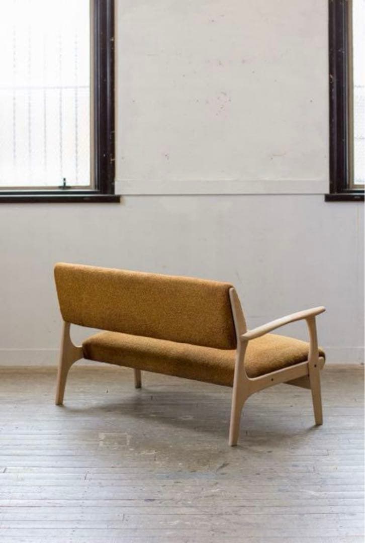 2 Seater FabricSofaヴィンテージソファ２人掛け