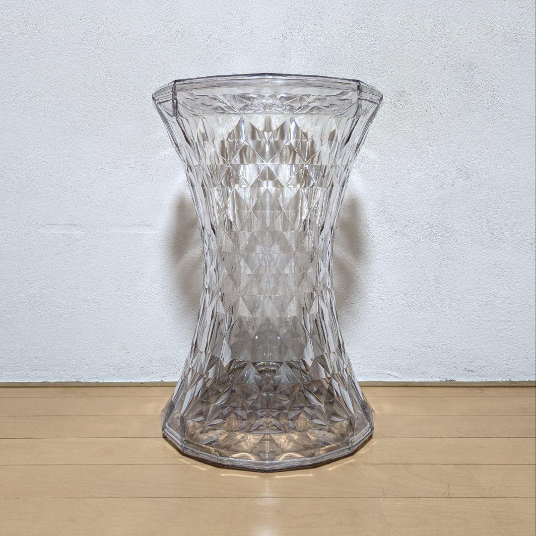 美品 Kartell STONE カルテル ストーン クリスタル スツール ②