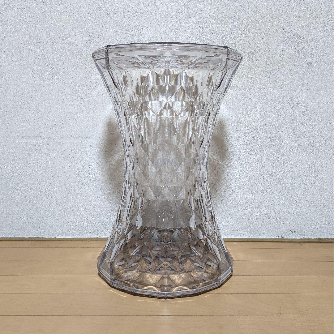 美品 Kartell STONE カルテル ストーン クリスタル スツール ②