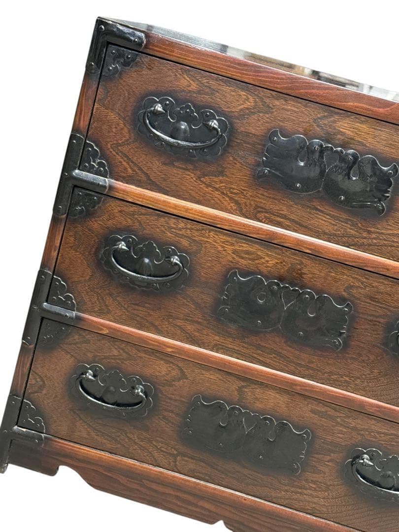 李朝家具　チェスト　バンダジ　韓国　ヴィンテージ　アンティーク　骨董　タンス