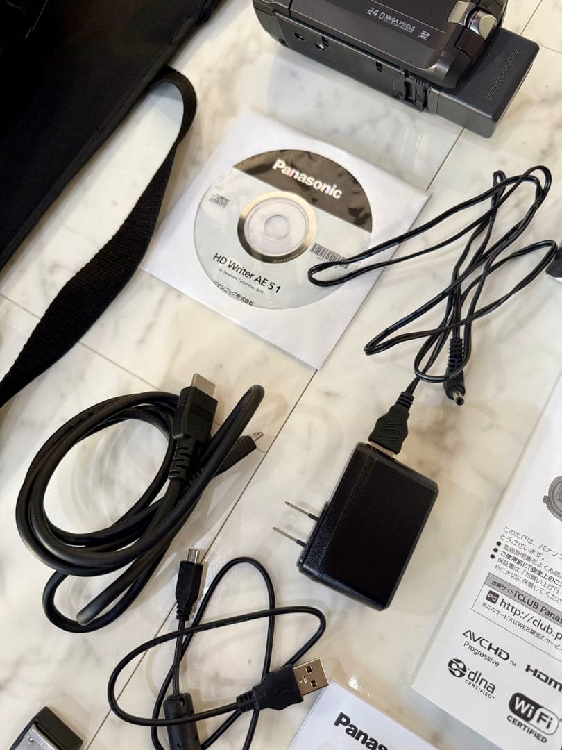 Panasonic HC-W850M ビデオカメラ カメラケース 三脚セット販売