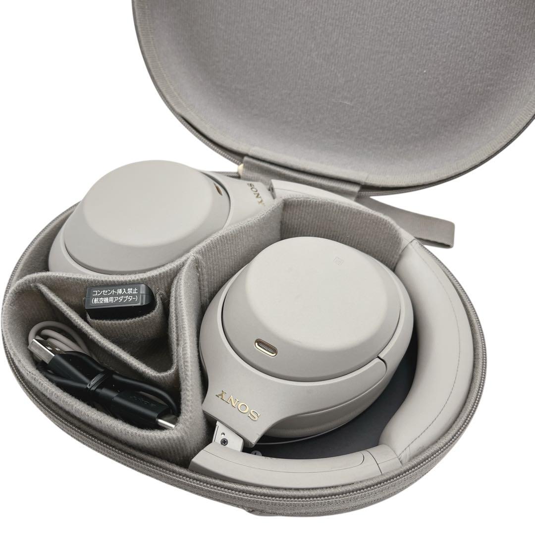 SONY WH-1000XM4 グレー ワイヤレスヘッドホン ケース付き