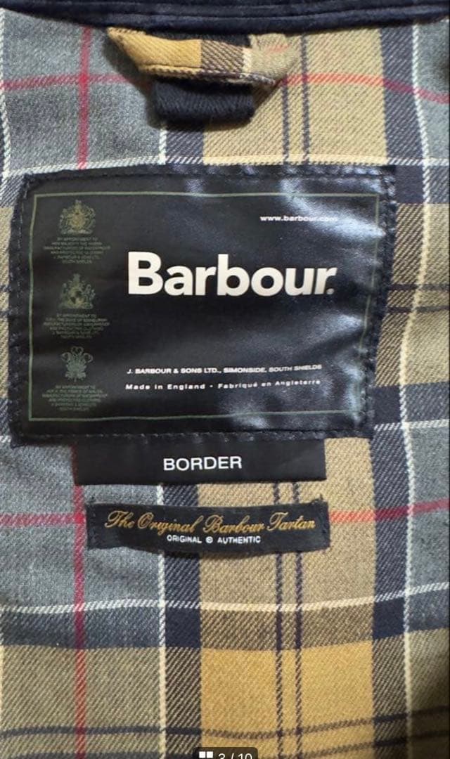 内*岳様 1月末まで出品最終価格⭐︎Barbour Border 38 Navy