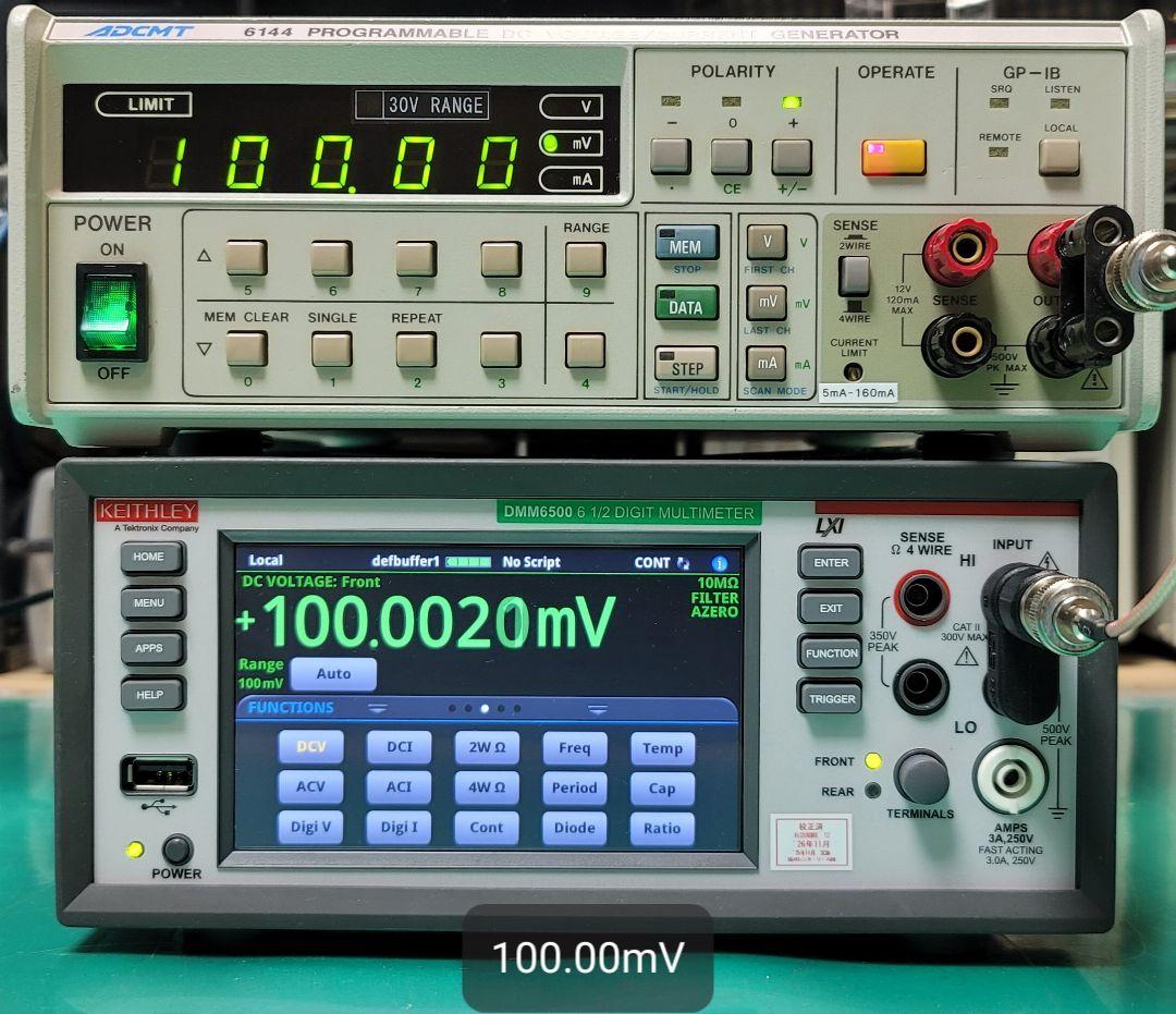 ADVANTEST プログラマブル 直流電圧/電流発生器