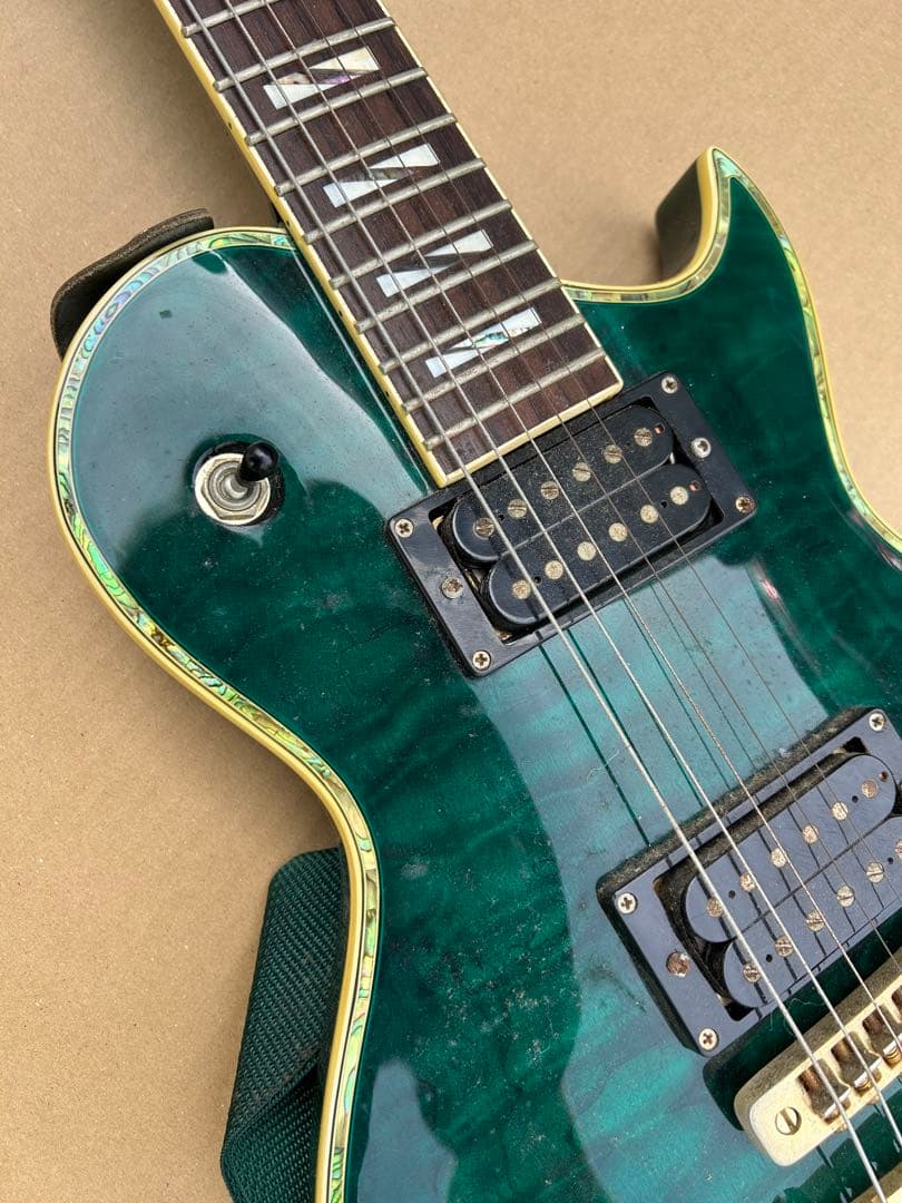 アリアプロ2 オリジナルカスタム ボディ GOTOH グリーン エレキギター