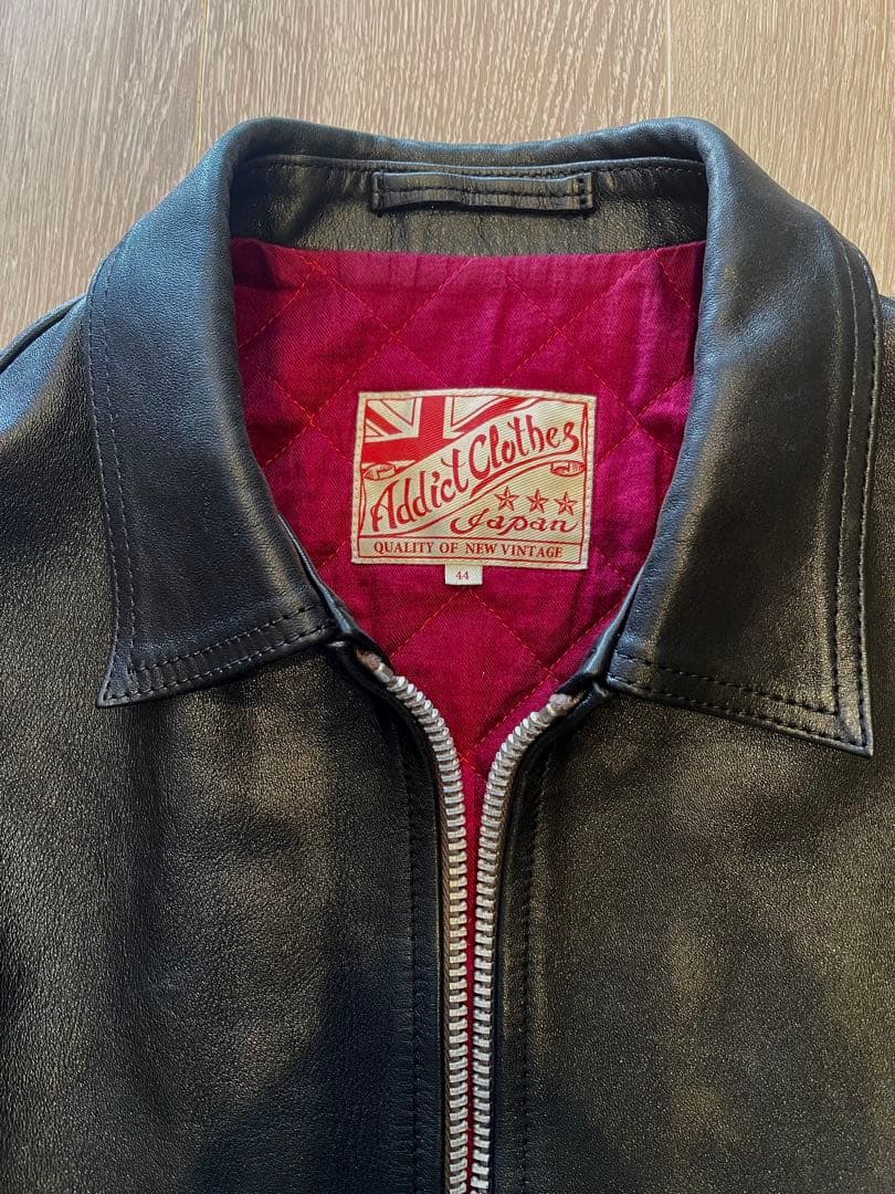 サイズ44 ADDICT CLOTHES AD-01 ホースハイド 美品