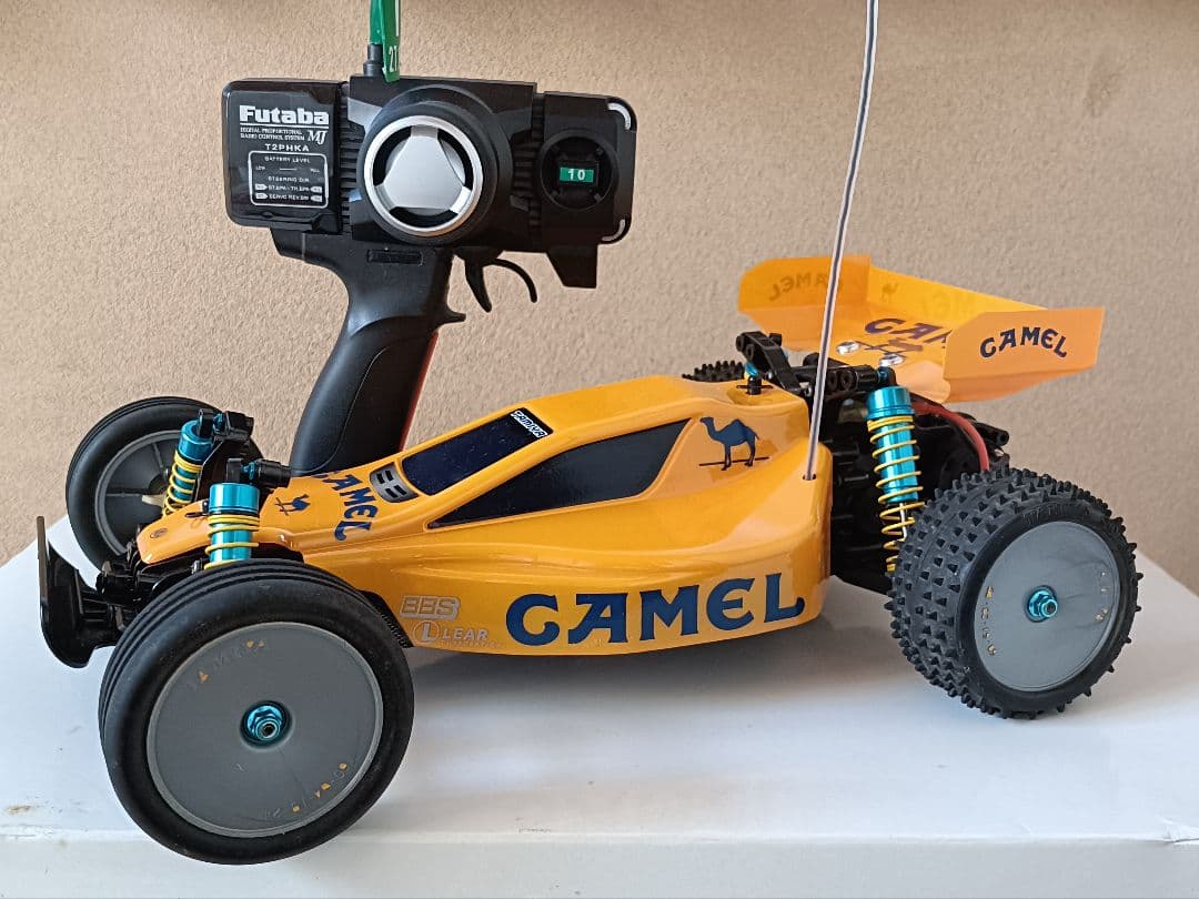 サンドバイパー タミヤ1/10RC DT-02シャーシ　フタバ2chプロポ付き