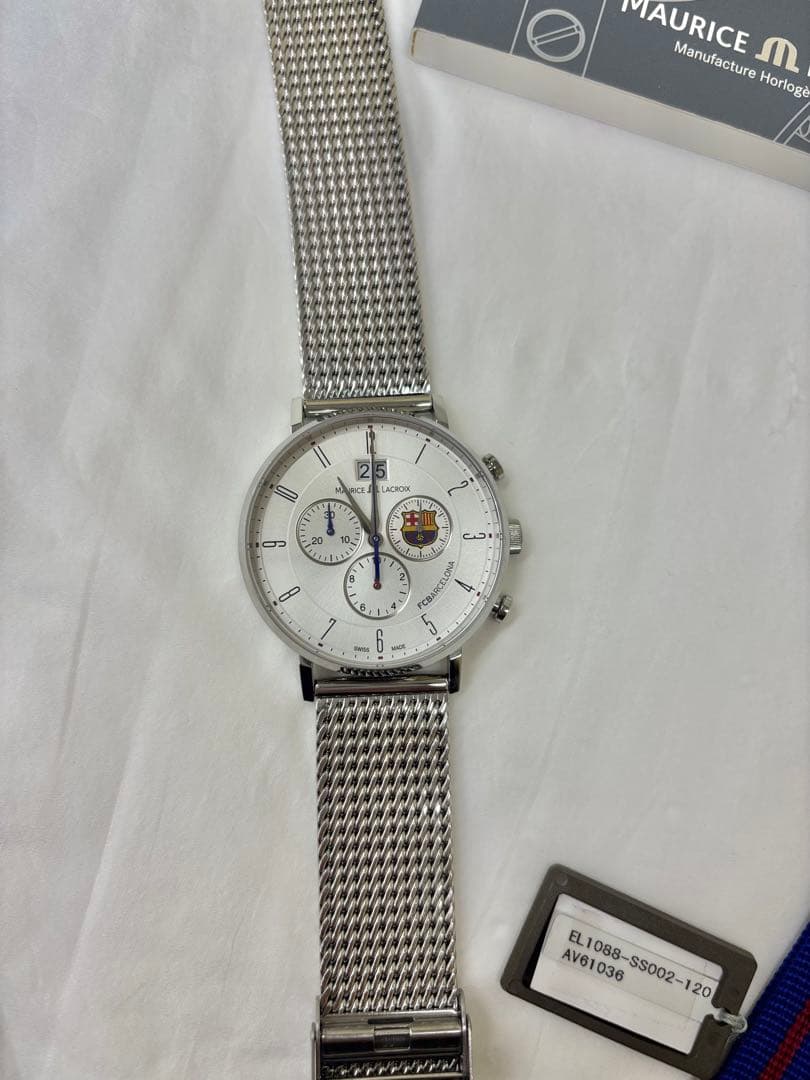 定価20万超　稼動品　モーリスラクロア　バルセロナ　コラボ　レア