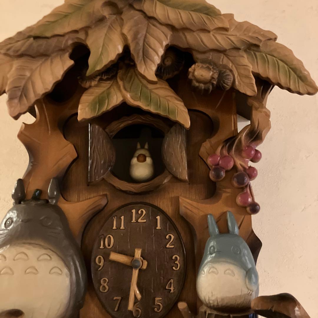 トトロデザイン 木製掛け時計