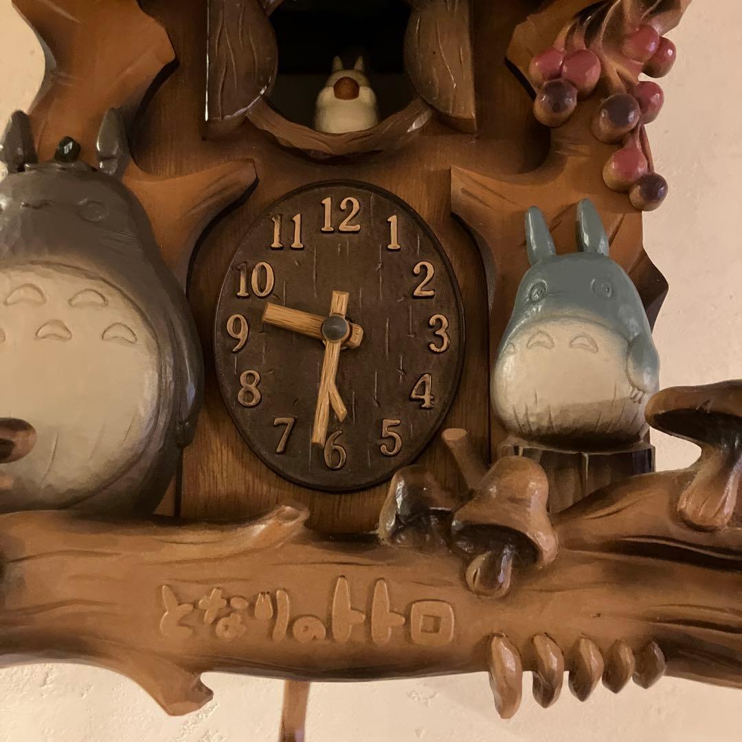トトロデザイン 木製掛け時計