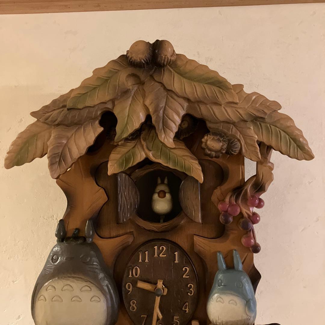 トトロデザイン 木製掛け時計