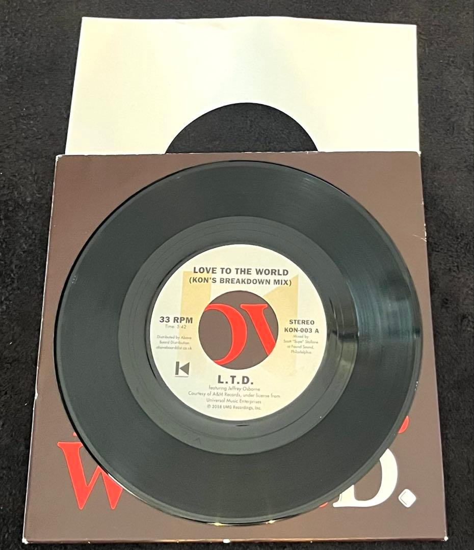 L.T.D.／LOVE TO THE WORLD KON's MIX 7インチ