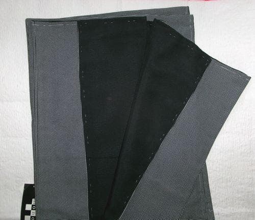 袷洗える着物　TLサイズ　細かい市松柄