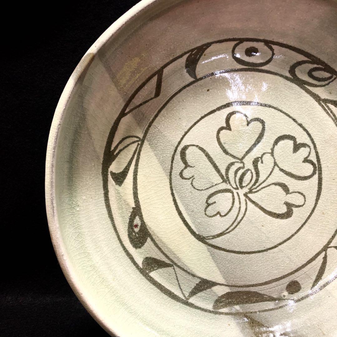 【和】古美術　四日市　萬古　大皿