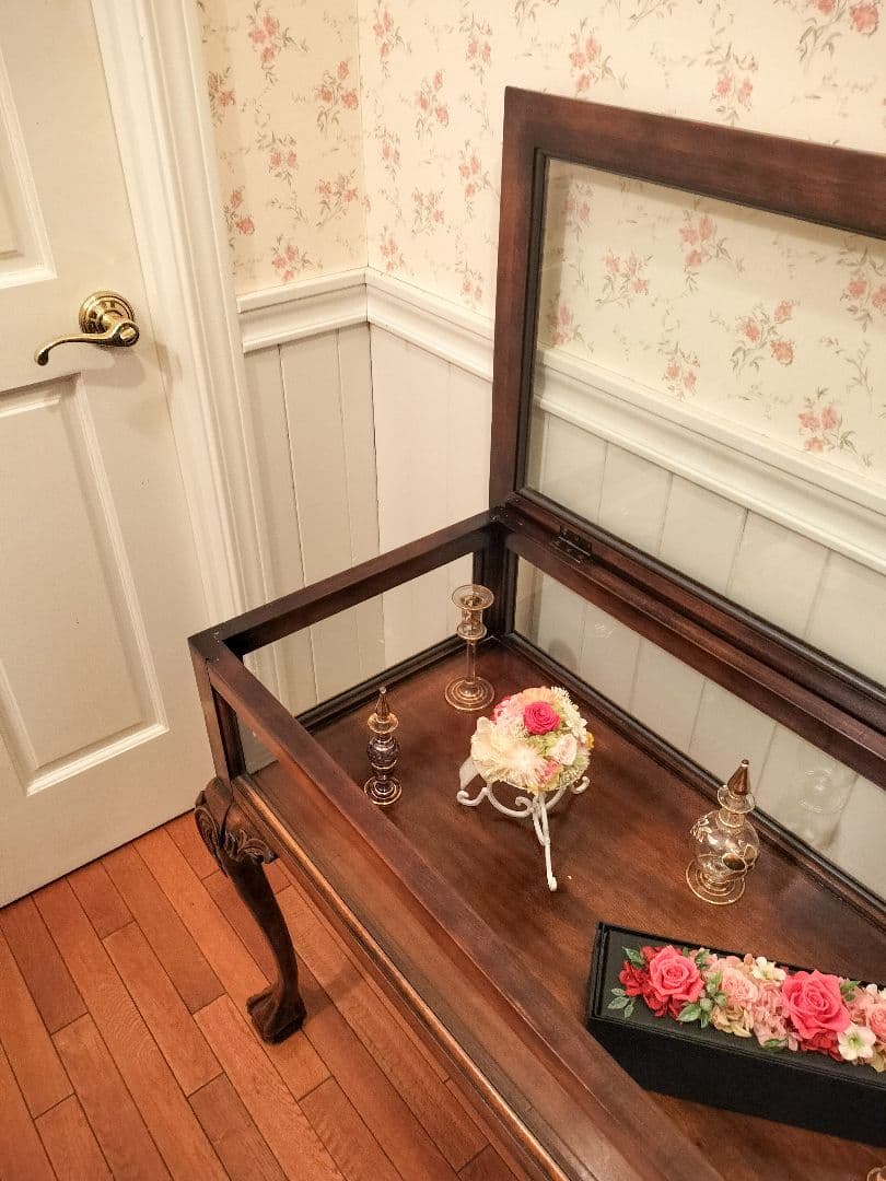 アメリカンヴィンテージ　ガラスショーケース