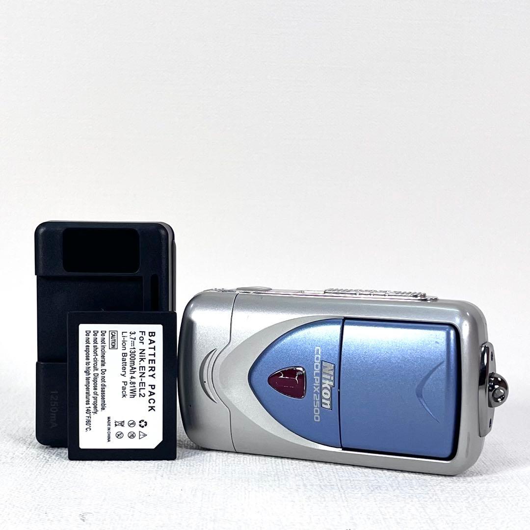 動作確認済 Nikon coolpix E2500 レトロ デジカメ
