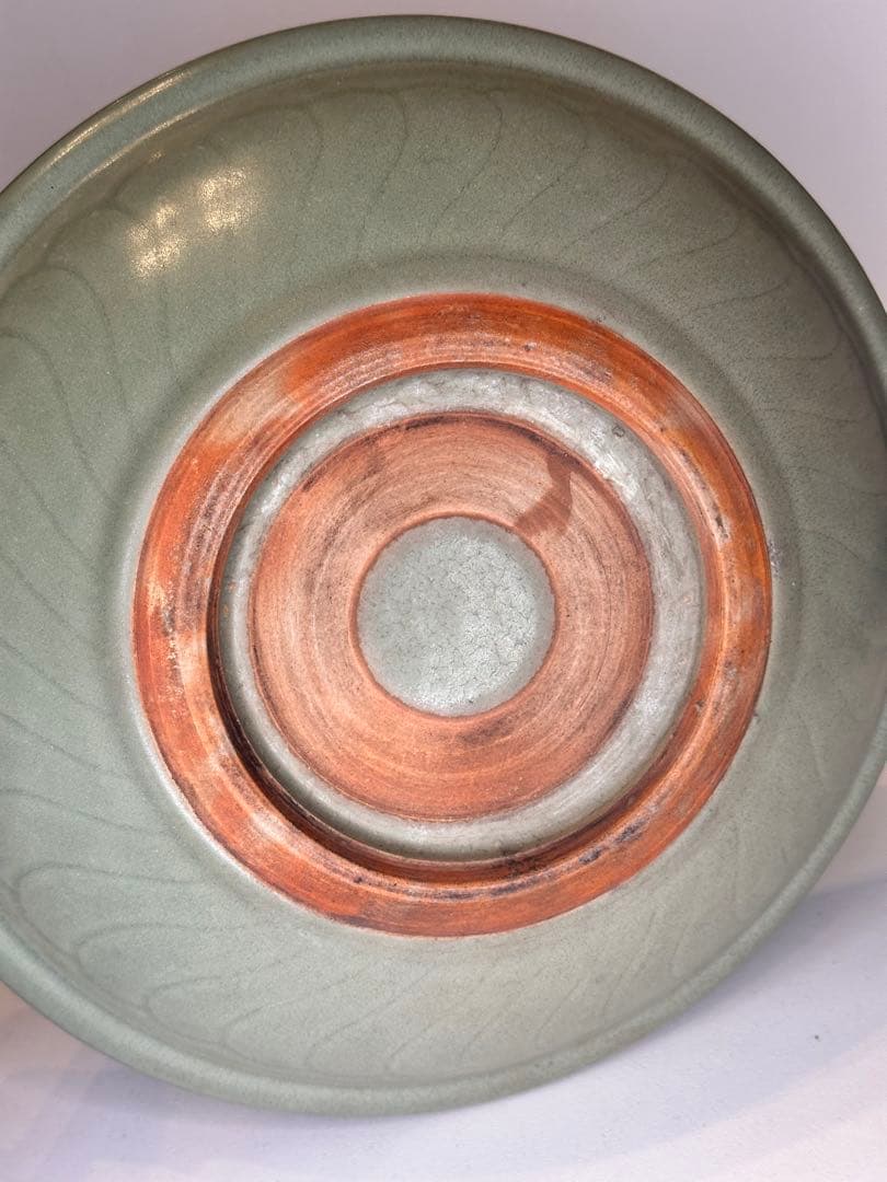 明代　龍泉窯　青磁盤