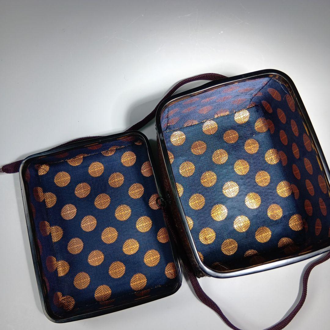 値下げ茶道具　(竹秀斎)御所籠一式　共箱　 美品