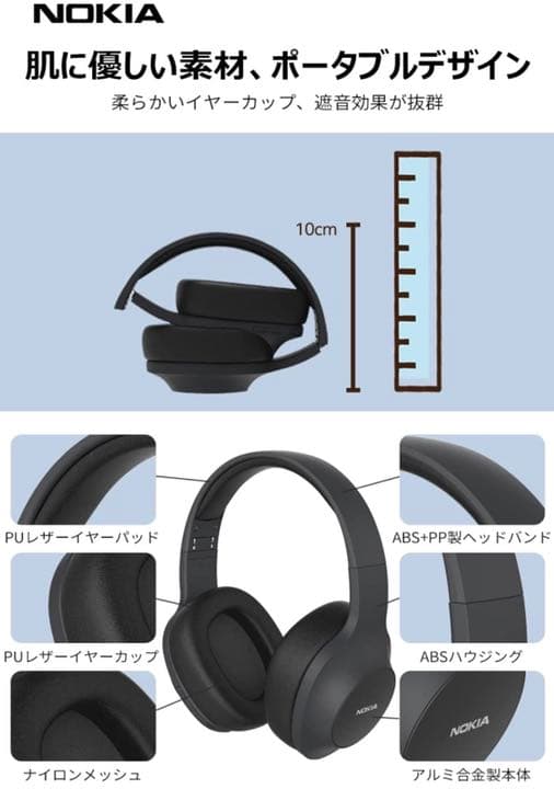 【ワイヤレス ヘッドホン Bluetooth 5.0】 ヘッドセット/内蔵マイク