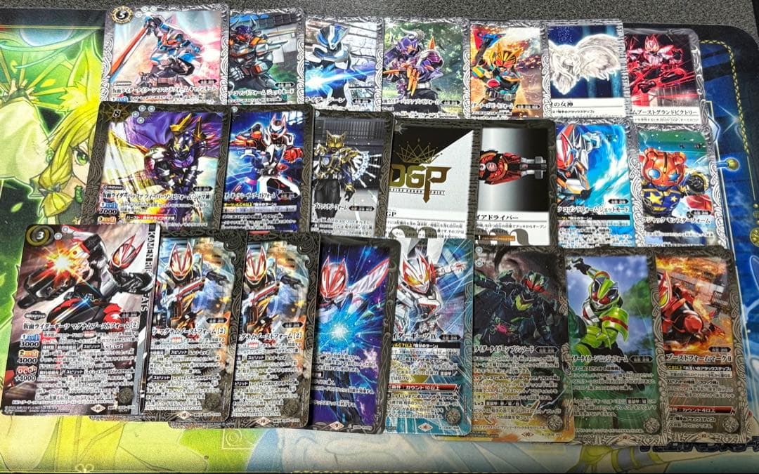 バトスピ　バトル　スピリッツ　仮面ライダーギーツ　デッキパーツ　ほぼ各3枚