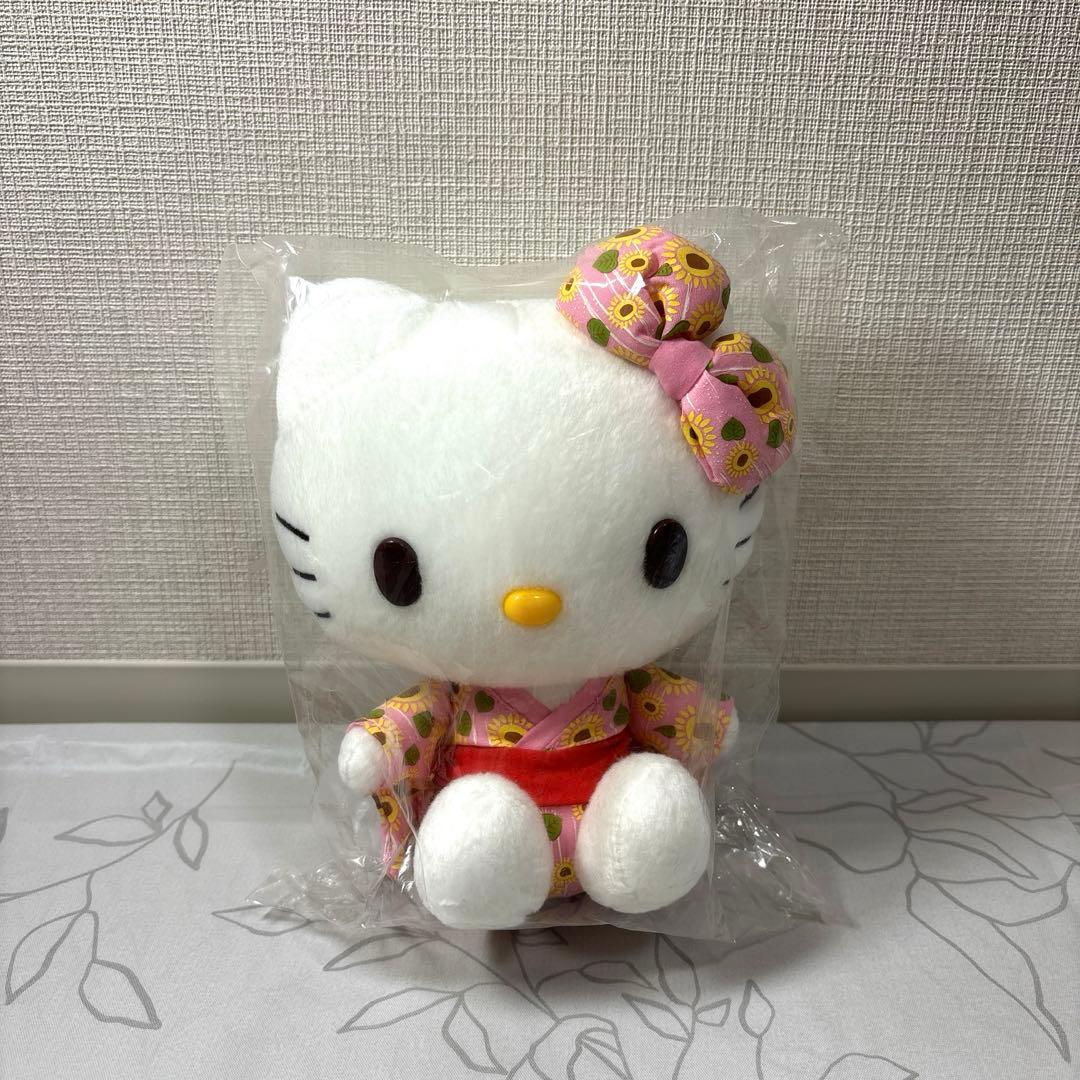 ハローキティ＆ダニエル ぬいぐるみ ペア＋浴衣キティセット♪