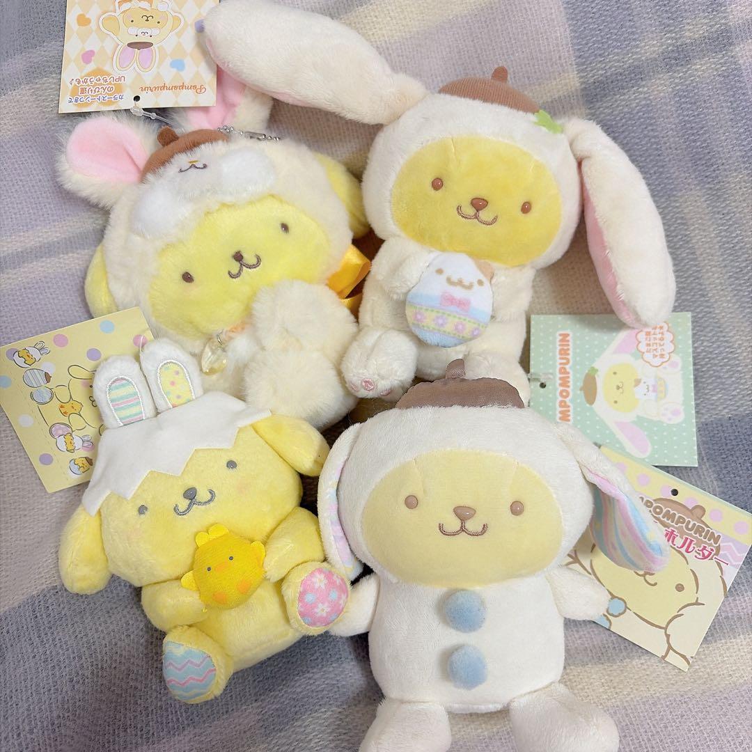 ポムポムプリン　イースター　うさぎ　マスコット