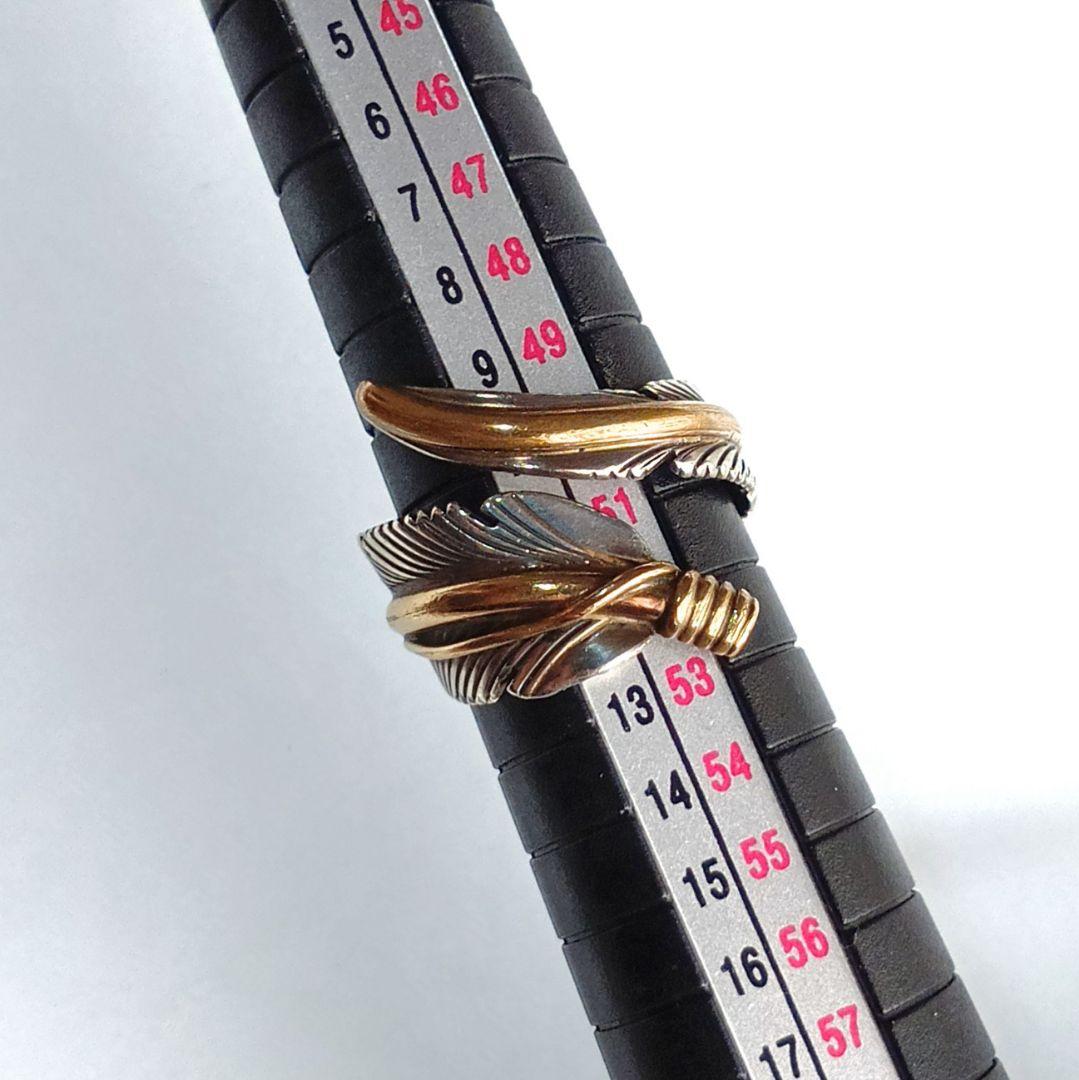 ハーヴィーメイス✳️リング3点セット 12KGF/SILVER フェザーリング