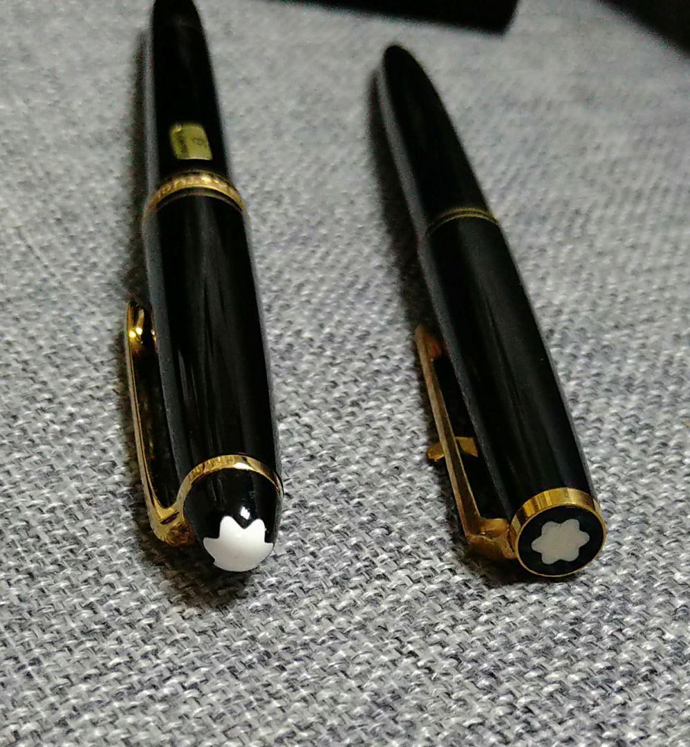 MONT BLANC 14Ｋ金先♪万年筆・ボールペンセットです(⌒▽⌒)
