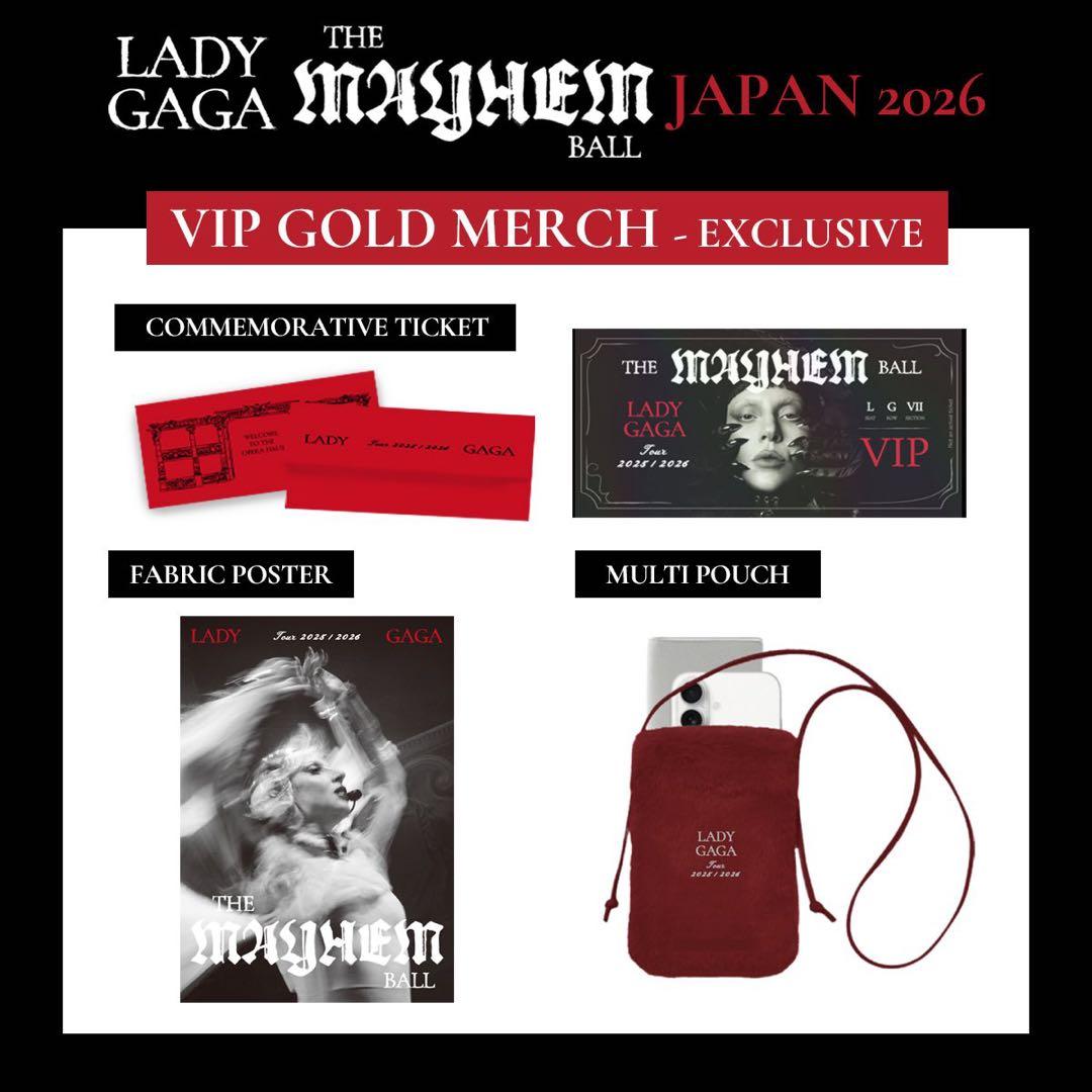 LADY GAGA VIP GOLD MERCH おまけ付き