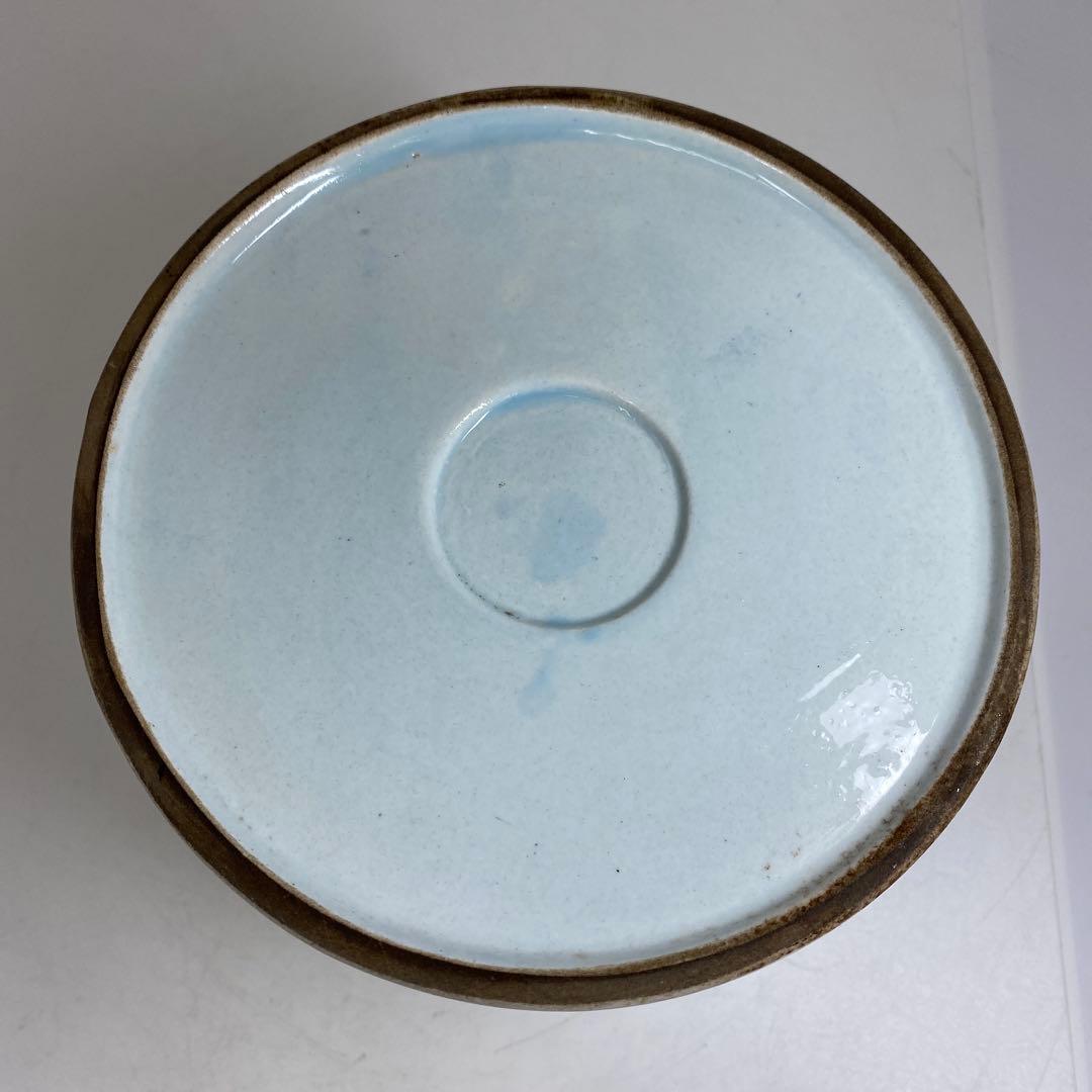 中国清時代　オランダ写青花　水指　高さ約15.8㎝　東さ7-0616☆2F