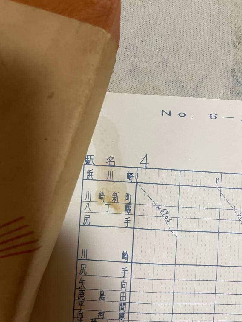 南武線電車列車運行図表（平日）