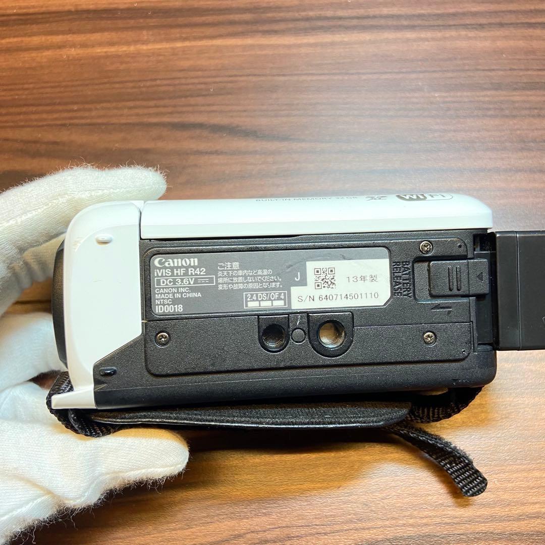 Canon デジタルビデオカメラ iVIS HF R42 ほぼ新品 3463