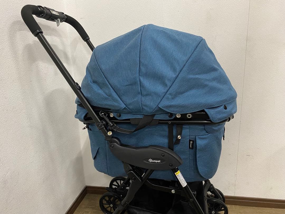 ID:8288 ペットカート　コムペット　ミリミリEGロングD デニムブルー